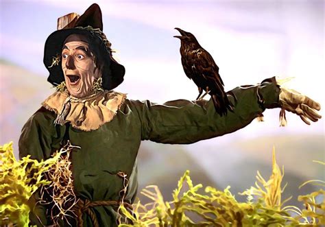 Witch on the wind scarecrow